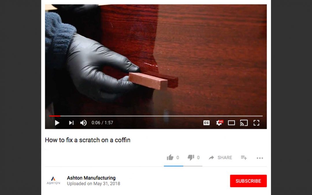How to fix a scratch on a coffin video