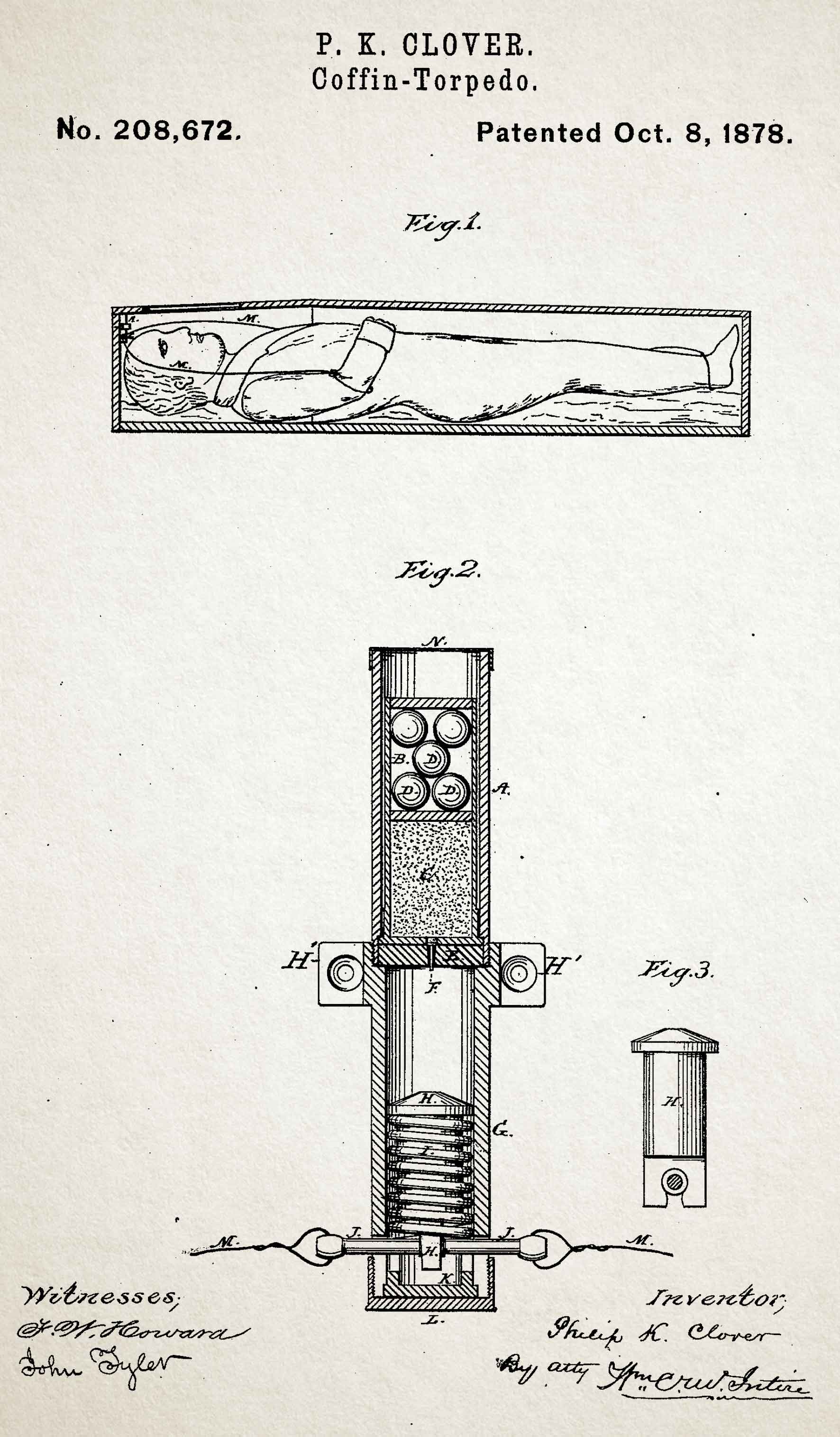 Coffin torpedo patent illustration