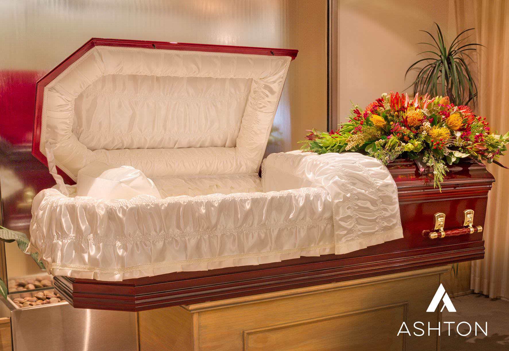 Our craftsmen take great pride in creating our premium casket range.