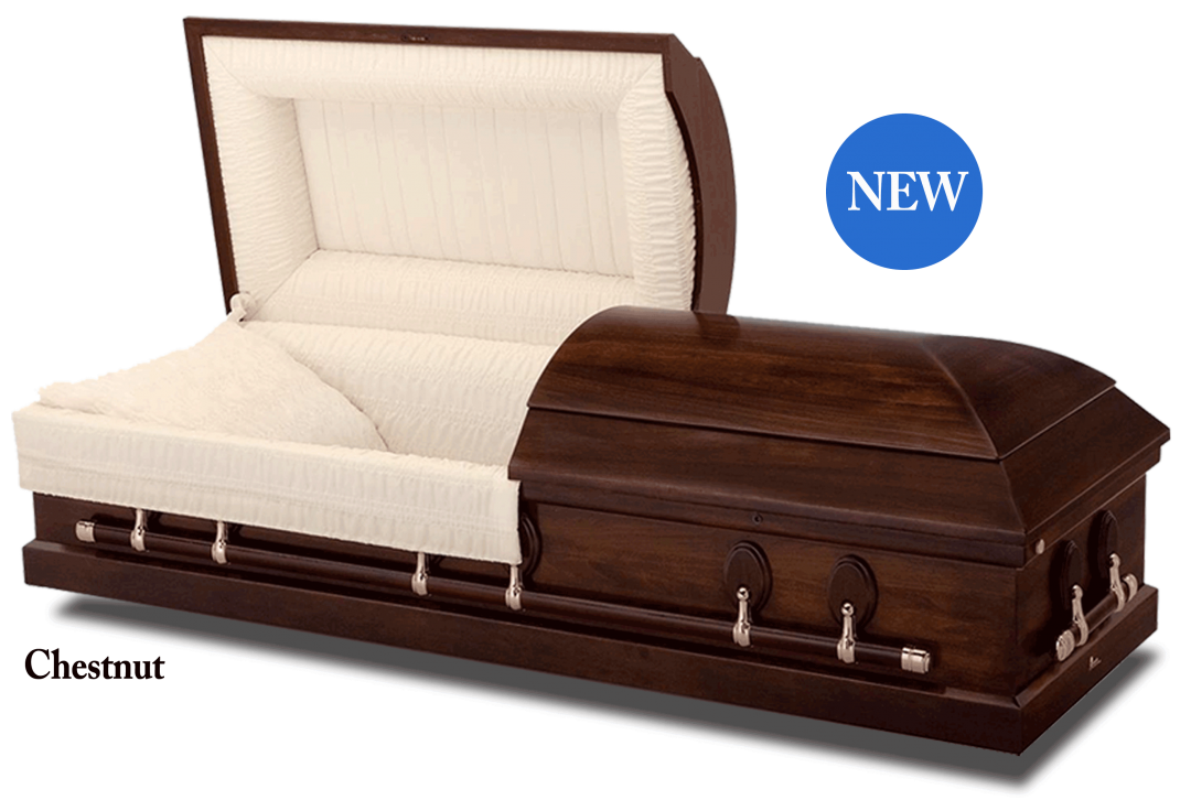 New Batesville caskets Chestnut & Liberty Ashton Manufacturing